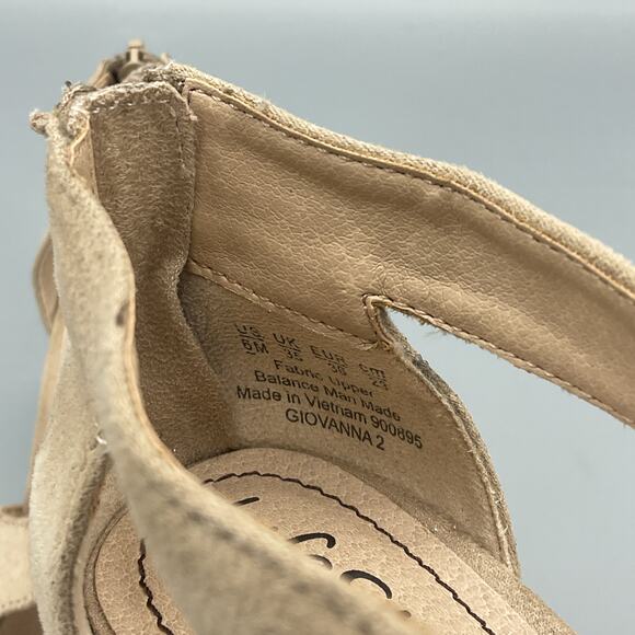 NEW Lifestride Women’s Giovanna 2 High Heels Tan Size 6M - Picture 5 of 10